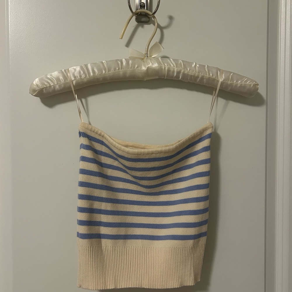 Dry Goods Striped Butter Yellow Tube Tob